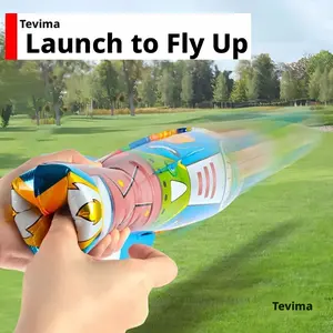 Large Size Hand Throwing Inflatable Rocket Balloon Outdoor Toys For Kids Fun Flying Game