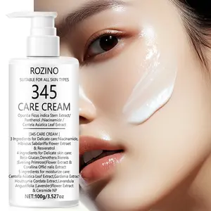 Rozino 345 Multi-Effect Repair Cream 100g, 3-In-1 Moisturizing & Nourishing, Suitable for Sensitive Skin, Daily Care Essentials, Lavender