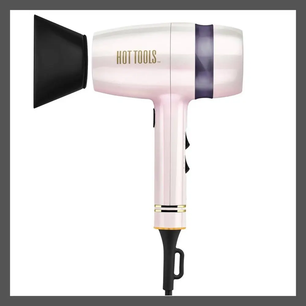 Hot Tools Pro Signature Collection QuietAir Power Hair Dryer Blow-Dryer Lavender, Smooth, Blowout Hair