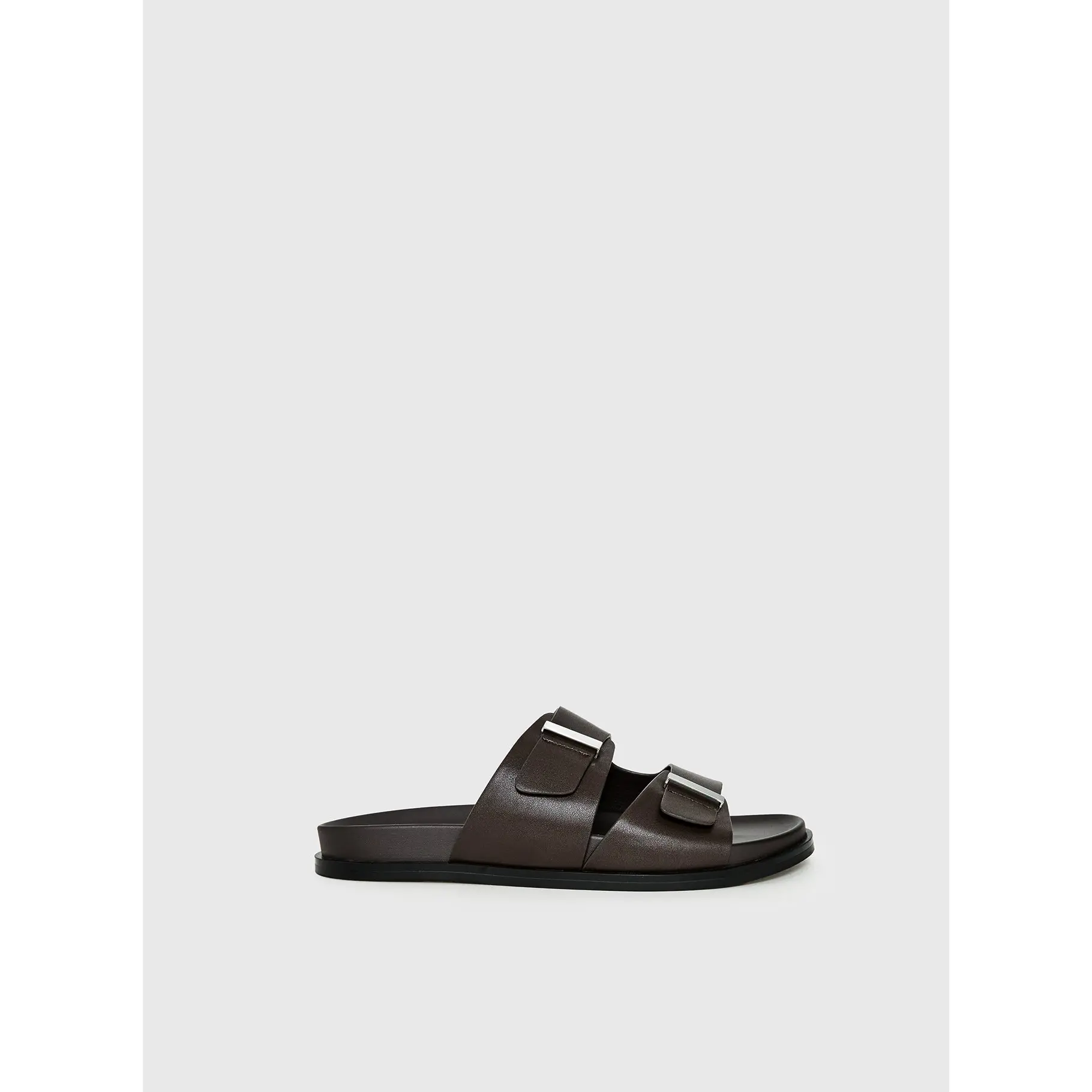Dedication Double Strap Sandals Chocolate