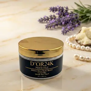 D'OR 24K Deluxe Shea Body Butter Lavender South Sea Pearl & Body Scrub, Body Care, Moisturizing