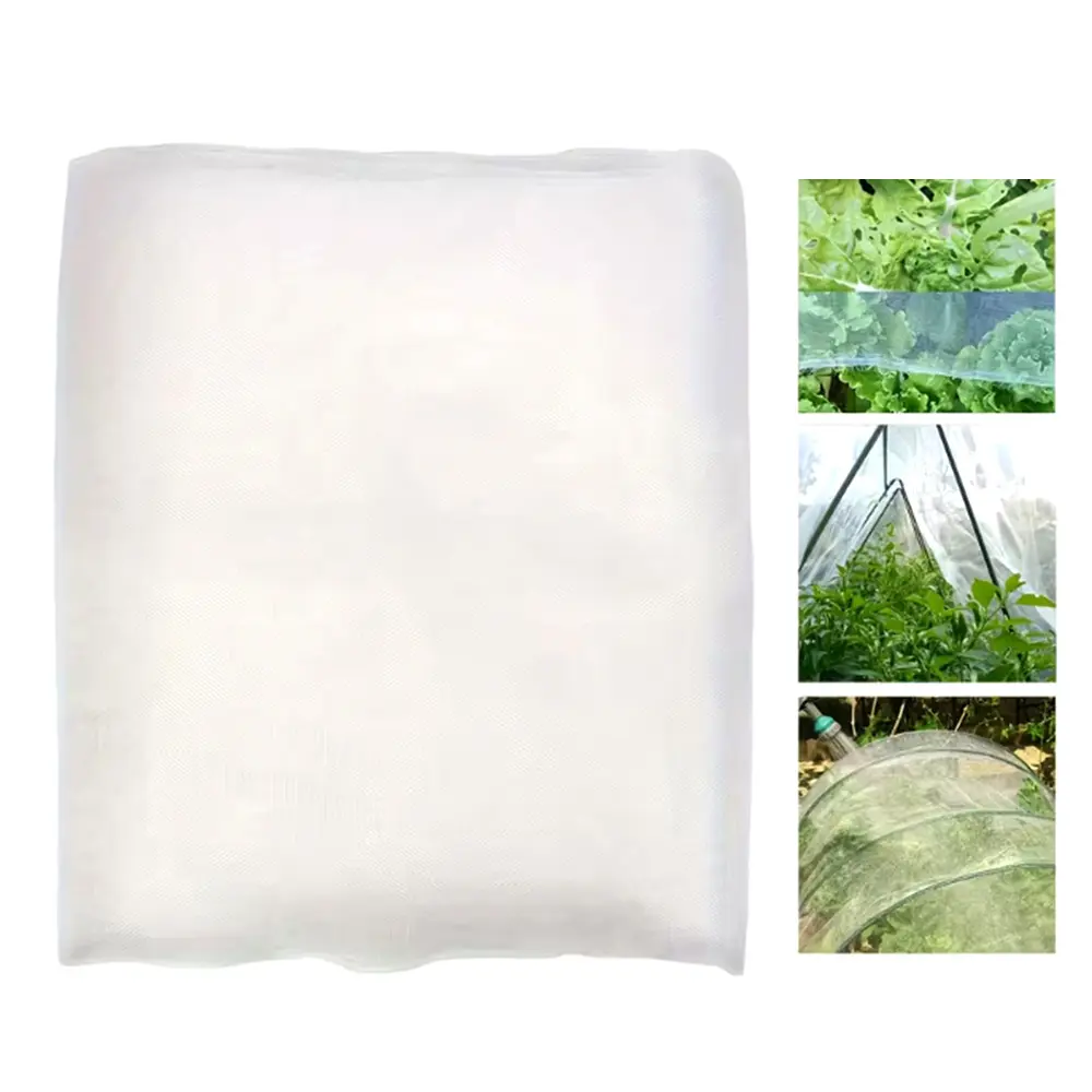 3×10m High Density Nylon Garden Insect Netting, Fine Mesh Anti-Bird Pest Barrier for Vegetable Crops, UV Resistant Tear Resistant Plant Protection Mesh, Breathable Light Transparent Cuttable Net for Greenhouse Backyard Farm