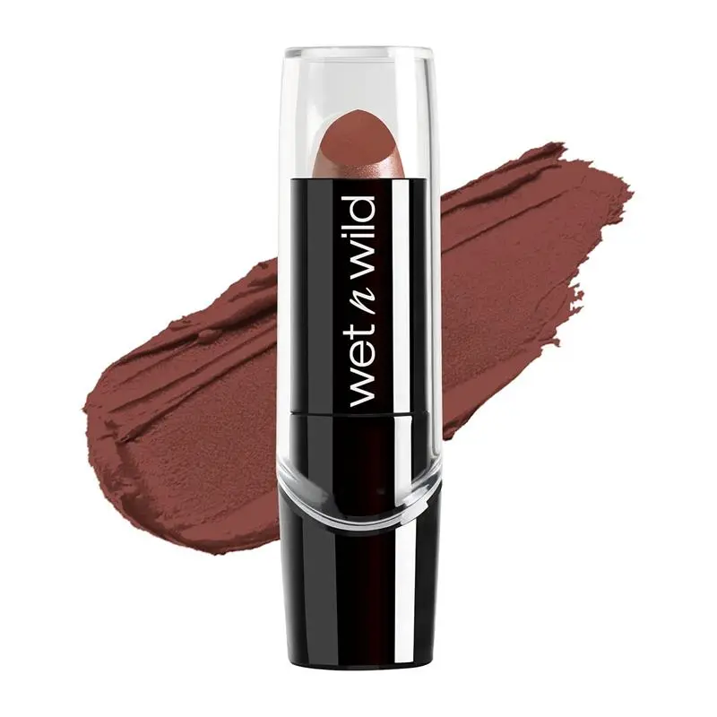 Silk Finish Lipstick, Hydrating Rich Buildable Lip Color, Formulated with Vitamins A,E, & Macadamia for Ultimate Hydration, Cruelty-Free & Vegan - Java