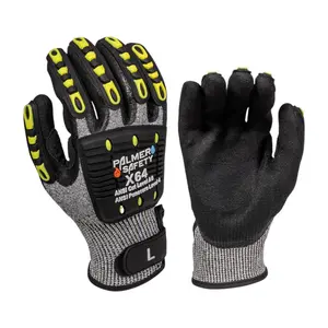 Palmer Safety X64 Cut & Impact Protection, Light & Breathable, Cut A6 1 Pair