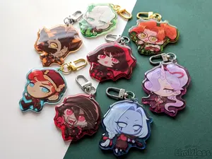 PRE-ORDER, Deadlock Acrylic Keychains, Mina, Celeste, Billy, Paige, Geist, Doorman, Drifter, Vindicta