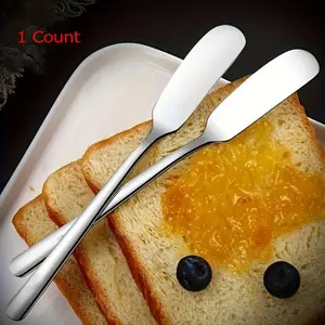 Stainless Steel Butter Knife, Kitchenware, 1 Count Multi-purpose Butter Knife, Easy to Clean Knife for Spreading Cream, Cheese, Bread, Jam