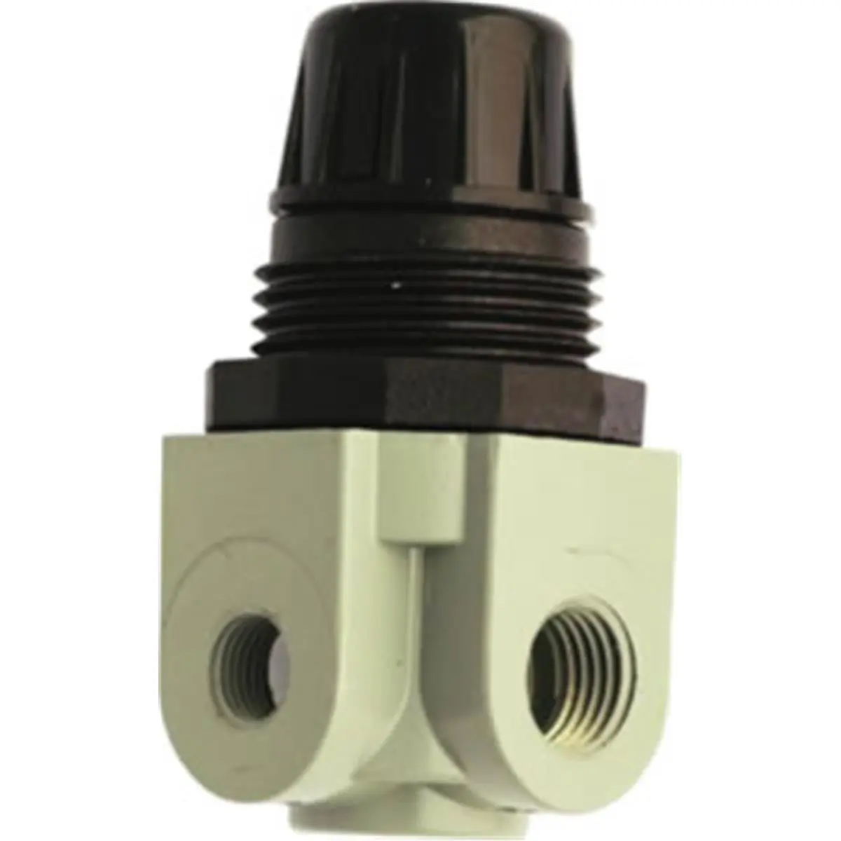 Milton MILS-1145 Mini Heavy-Duty Relieving Pneumatic Regulator - 0.25" NPT, Compact Unit, NPT Gage Ports, Inlet Pressure Support, 125 psi Max Operating Pressure, Max SCFM, Cycling Leisure Pneumatic Equipment Component, Relieving Model, Maximum Operating T