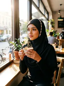 1pc Crystal Linen Headscarf, Sun Protection Turban, Breathable Long Shawl, Muslim Fashion, Casual All-Season Wear, Beach Style