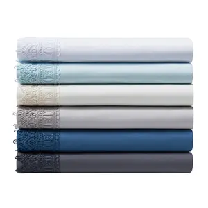 Bamboo Comfort Lace Crochet Embroidery 4 Piece Sheet Set