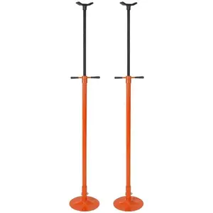 New Upgraded 3/4 Ton Adjustable Under Hoist Support Stand with Wheels – Height 52-76 in – 1653 lbs Capacity – Heavy Duty Screw Jack for Vehicle Lifting – Round Bottom (1340-1930mm), Orange, 2PCS Ideal Christmas Xmas Birthday Gifts for Women Men Friends