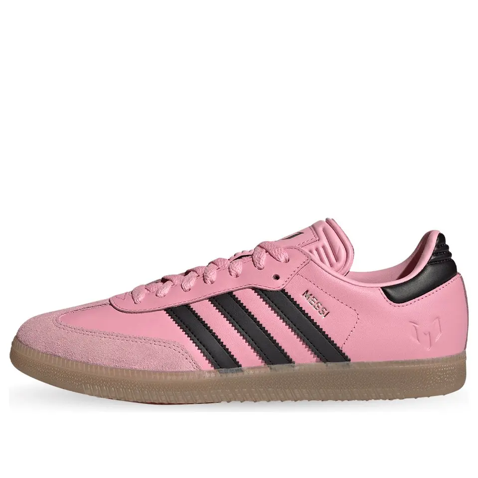 adidas gazelle silver green womens Men's/Women's Adidas Samba Messi "Core Black Pink Gold"  The Closet Inc
