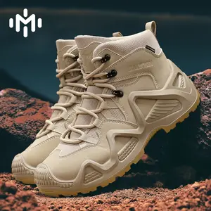 2025 Black Boots Men Waterproof Boots  Men's Boots Men's Hiking Boots Men'sMen's Comfortable, Non-Slip, Durable Lace Loop Fashion Sneaker and Daily Wear