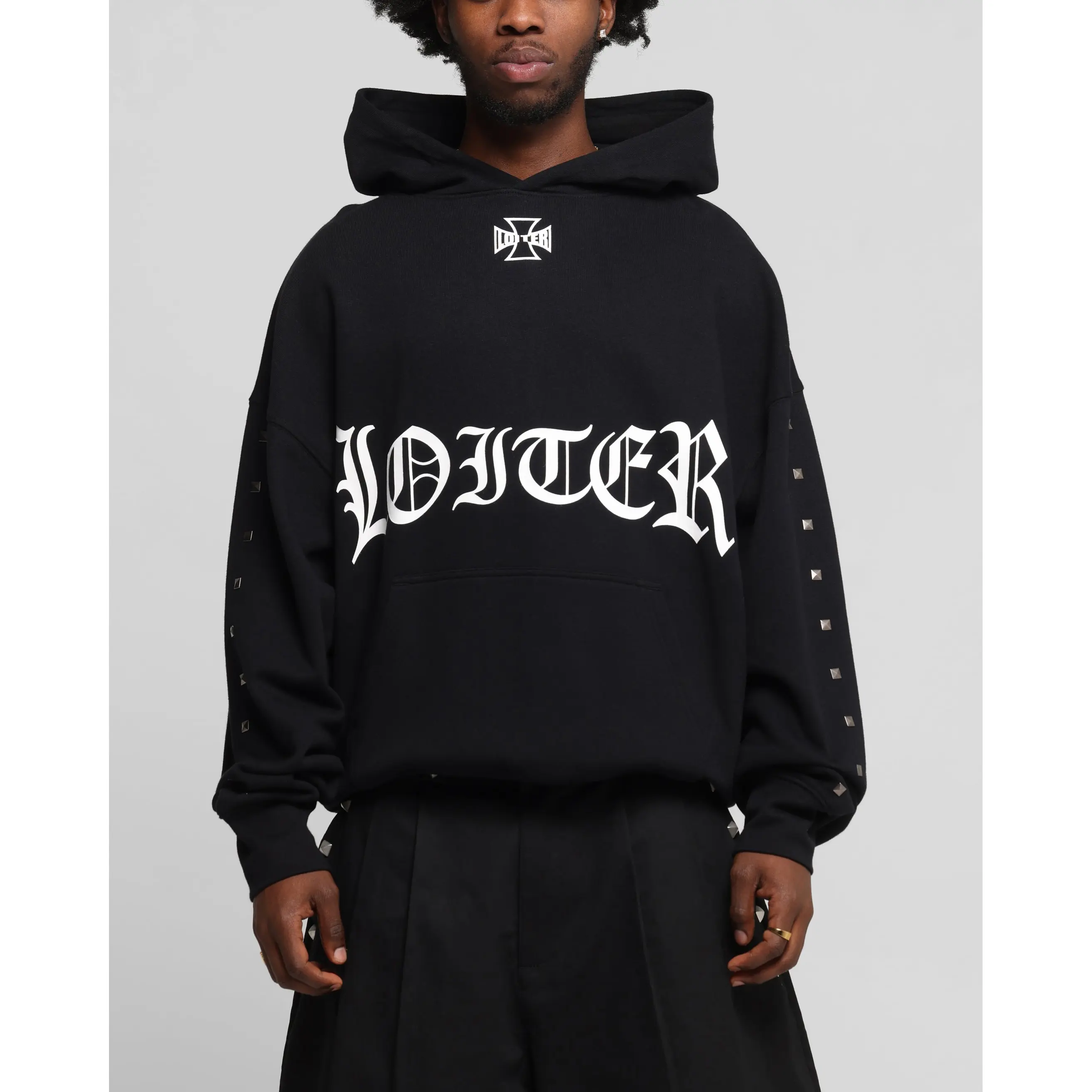 Loiter Bike Hoodie Black