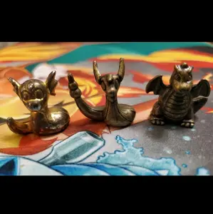 Vintage Japanese imported Gashapon Dratini Dragonair & Dragonite Moncolle Pokemon Tomy Metal Collection Figure lot