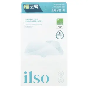 ilso Natural Mild Clear Nose Patch, 10 Patches