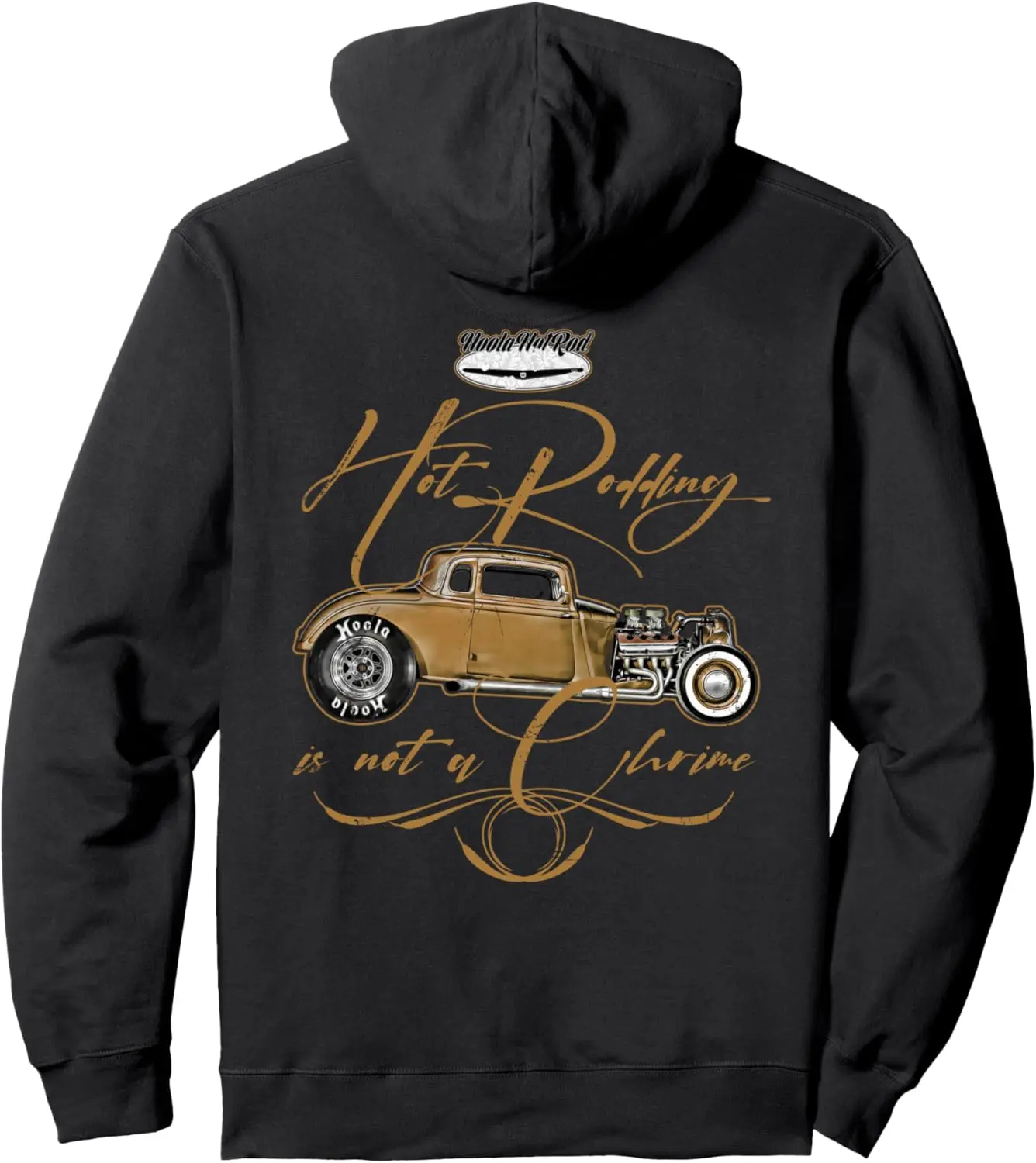 Hotrod,Hot Rod,High,T-Bucket,Rockabilly,1930s,PinStriping Pullover Hoodie