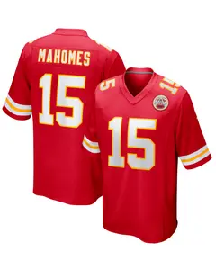 Unisex Soccer/Football Team Mahomes 15 Player Game Shirt - 2026 Home Match Replica Jersey