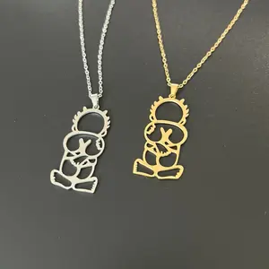 Handala Necklace in Gold or Silver Color | Palestinian Symbol of Resilience | Cultural Heritage Jewelry | Palestine Pride Gift