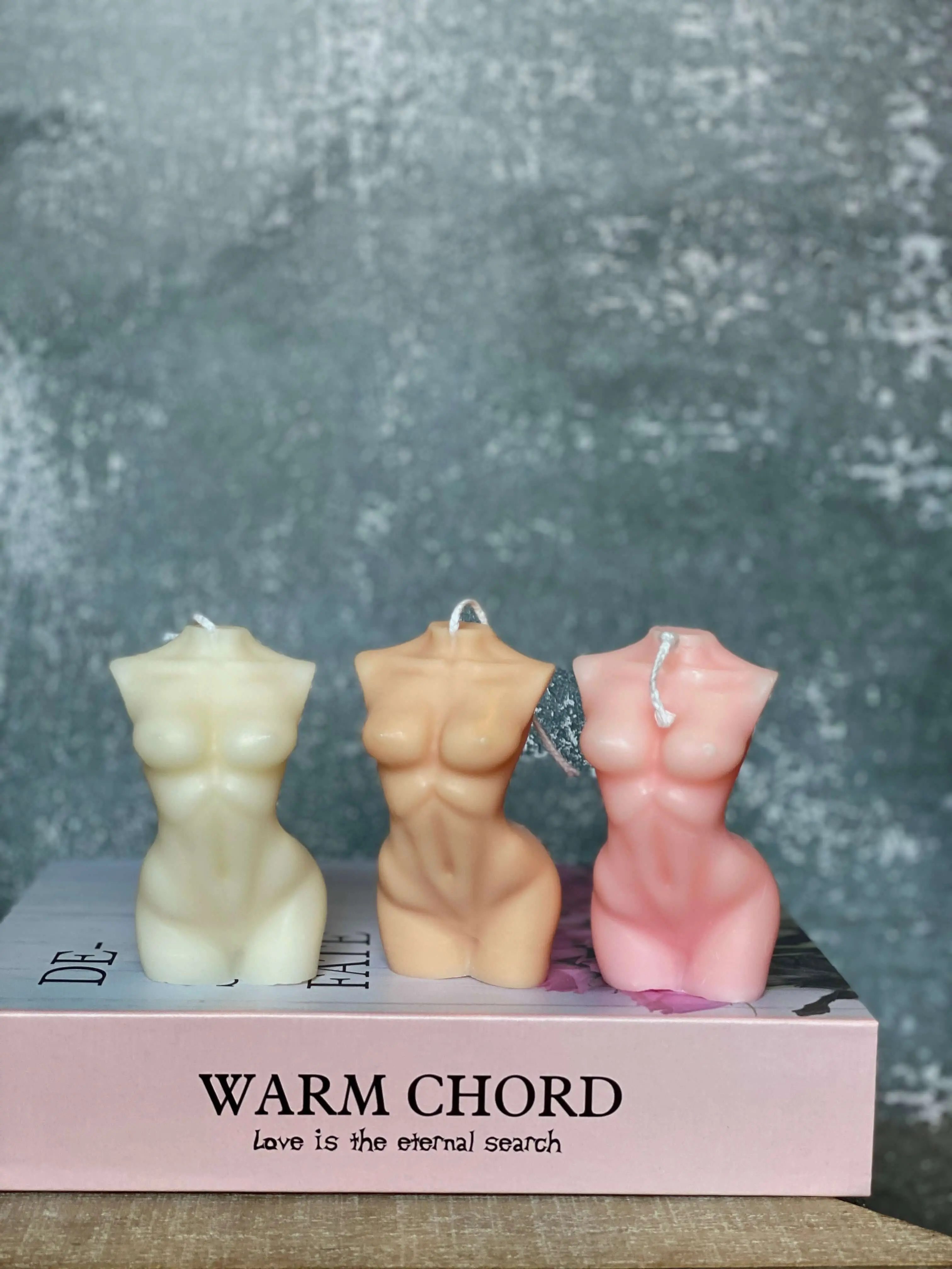 Female Body Candle - Artistic Soy Wax Scented Candle for Elegant Home Decor by Crazy About Candles