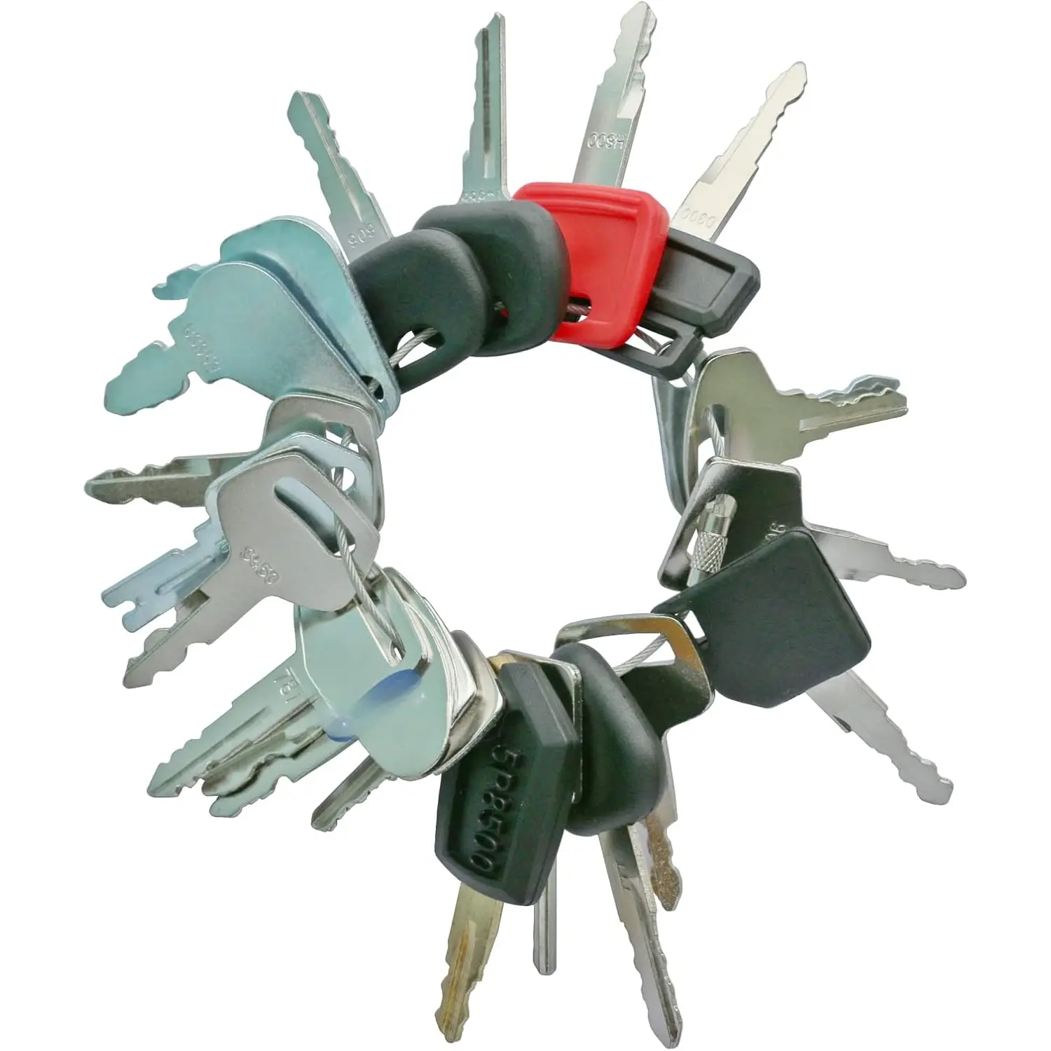 23 Heavy Construction Equipment   Sets With Ring for Caterpillar Volvo Bomag Case JCB Takeuchi Indak Bobcat Hyundai Massey Ferguson Hyster Komatsu Heavy Equipment
