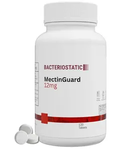 MectinGuard 12mg Tablets Bacteriostatic Wellness Supplement for Consistent Dosing 120 Tablets Optimal Health Healthcare Fitness