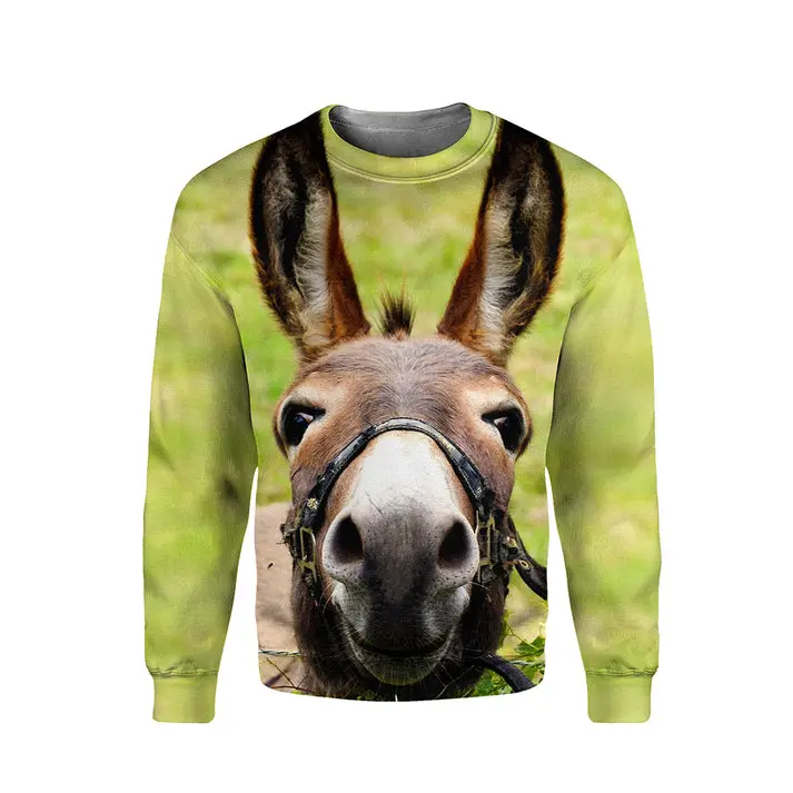 Donkey Sweater - 3D All Over Printed Shirt