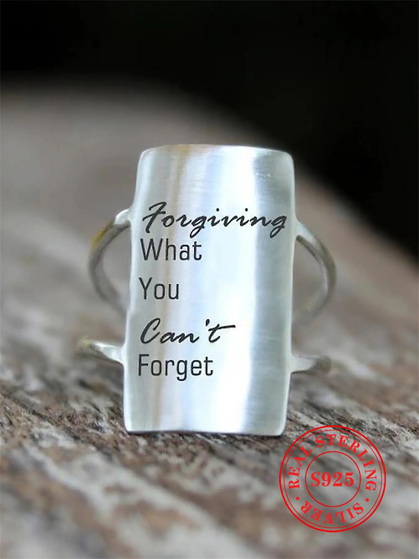 925 Sterling Silver Vintage Ring, Fashion Ring for Party, Daily Clothing Decor, Trendy All-match & Exquisite Jewelry for Birthday Gift Wedding Ring