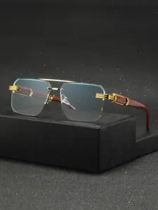 Men's Metal Square Frameless Glasses, Stylish Eyewear for Daily Wear, Lightweight Design, Perfect Fit for Men, Durable Material