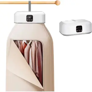 Portable Clothes Dryer - Mini/Compact Dryer for Apartment, RV, Travel - Small Quiet Fast-Drying Machine with Adjustable Timer & Wrinkle-Reducing Heat