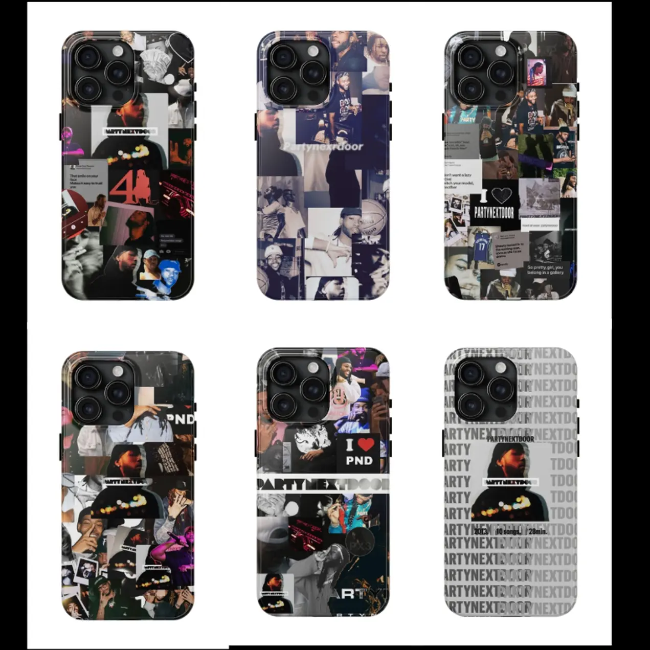 PARTYNEXTDOOR Phone Case, PND Fan Merch, New Album 2025 Inspired Art, Case For iPhone 17 16 15 14 13 12 11 & Samsung S25–S21