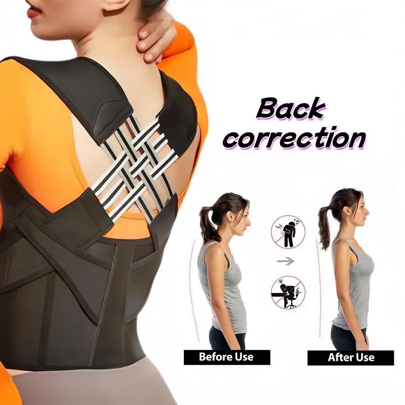 Men'sandWomen'sSlimFitTankTopAdjustablePostureCorrectorPosture&RelieveNeckandShoulderPainSupportPostureCorrectionShoulderHealthcareBlack Men'sandWomen'sSlimFitTankTopAdjustablePostureCorrectorPosture&RelieveNeckandShoulderPainSupportPostureCorrectionShoulderHealthcareBlack