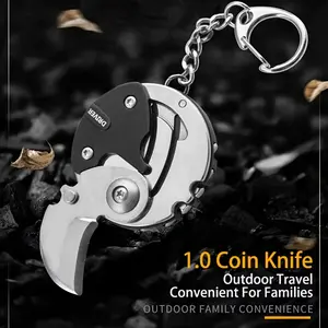 7 in 1 Mini EDC Tools Knife, Phillips & Flathead Screw drivers, Torx, Hex Wrench, Stainless Steel Keychain tools and gadgets, tool kit set, Everyday Carry, Box cutter, navajas