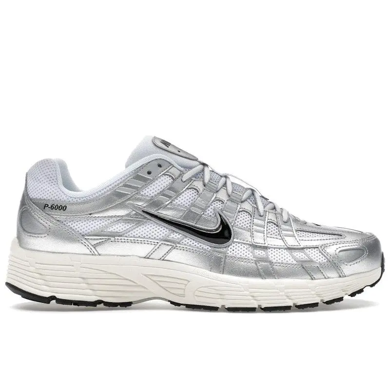 Nike Men's P-6000 White Metallic Silver Flat Silver Black, from StockX Nike Men's P-6000 White Metallic Silver Flat Silver Black, from StockX
