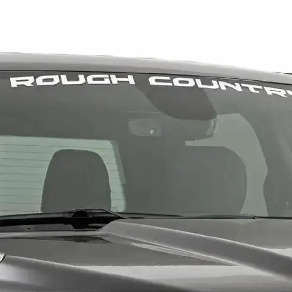 Rough Country Decal 2 Inch x 27 Inch | White