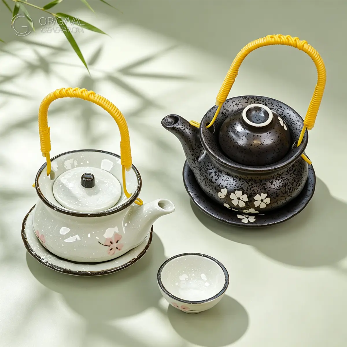 OGVIP Sakura Ceramic Teapot （one pot+one cup) 250ml