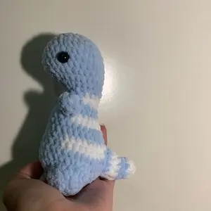 Crochet snowflake dinosaur