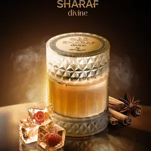 ZIMAYA SHARAF DIVINE 3.4 OZ EAU DE PARFUM UNISEX - Ambered Woods & Cognac Scent for Timeless Elegance