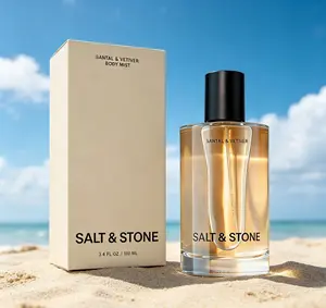 Salt & Stone Santal & Vetiver Body Mist 100ml Hydrating Glycerin Red Algae Unisex Hair & Body Spray