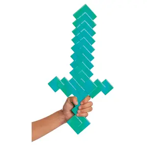 20 1/4" Minecraft™ Diamond Sword Costume Accessory