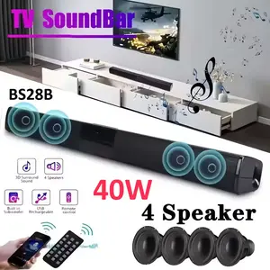Wireless Bluetooth Speaker Desktop Home TV Soundbar Blaster Outdoor Super Power Sound TV Projector Subwoofer Portable Sound Bar
