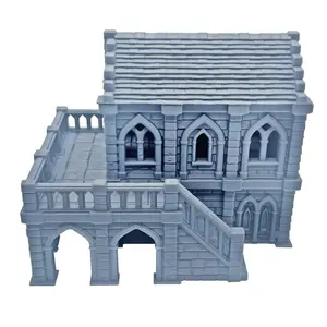 Dnd Dice Set Game, War Model Abandoned Mansion DIY Coloring Terrain, Roleplay Enthusiasts Gift, Ruins Scene Building, Tabletop Gaming Accessories, Durable