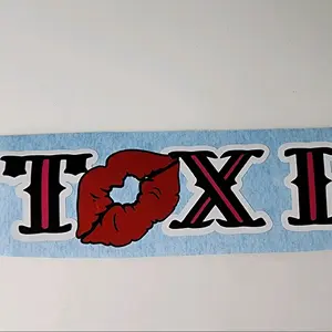 Toxica car decal 7 x 4 vinly permanet sticker