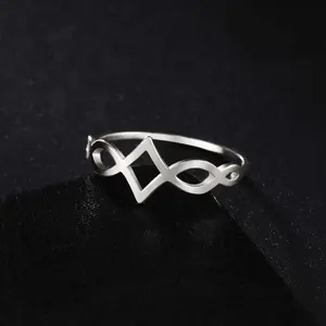 Hollow line ring fashion simple style temperament optional size women's ring