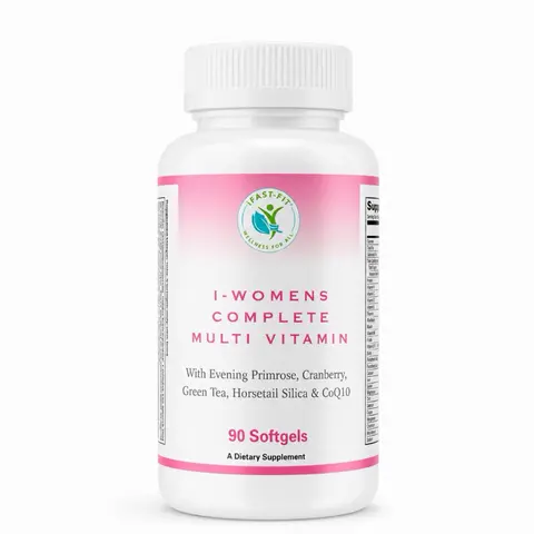 IFastFit Complete Women’s Dietary Multivitamin & Mineral Supplement – Beauty, Nutrient-Rich for Hair, Nails, Skin Care, Rejuvenation, Edible Healthcare Support