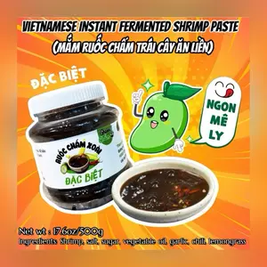 Vietnamese Instant Fermented Shrimp Paste 500g - Mắm Ruốc Ghiền (Ăn Liền) 500g/hủ