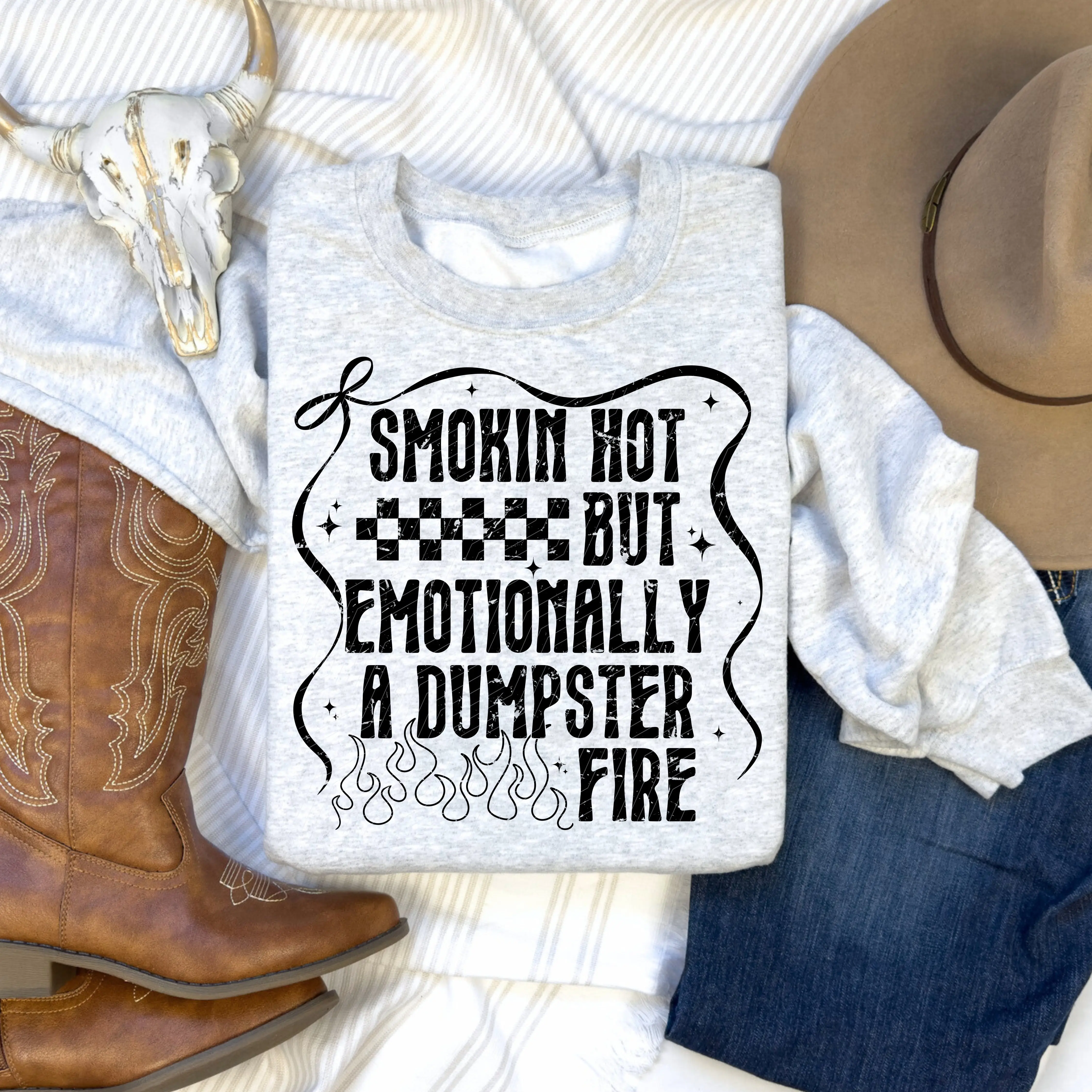 Dumpster Fire DTF Transfers - THIS IS NOT A SHIRT