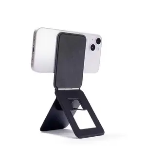 Magnetic Desktop Phone Holder, Compatible with iPhone 17 and 16 series models, Adjustable Angle Desktop Phone Stand, Portable Foldable Phone Holder for iPhone 17Air 15 14 13 Pro Max Plus, Multifunctional Phone Stand, PU