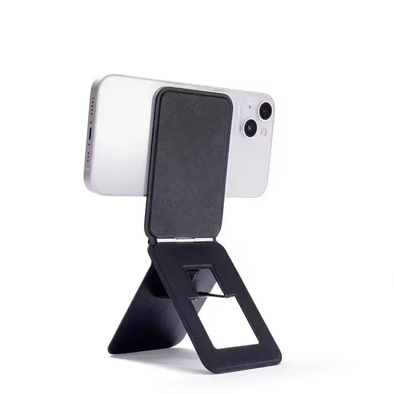 Magnetic Desktop Phone Holder, Smartphone Holder, Compatible with iPhone 17 and 16 series models, Adjustable Angle Desktop Phone Stand, Portable Foldable Phone Holder for iPhone 17Air 15 14 13 Pro Max Plus, Multifunctional Phone Stand, PU