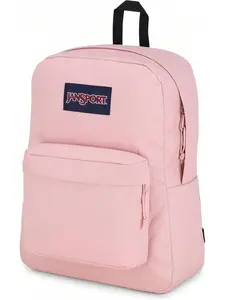 JanSport SuperBreak Plus Backpack - Misty Rose