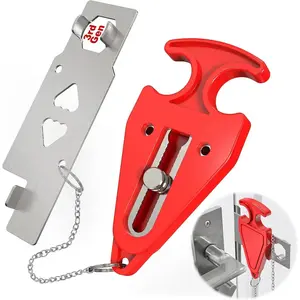 Portable Travel Door Lock, Improved Hotel Apartment Security Device, Women Self-Defense Top Door Stopper, Enhance Your Travel Safety